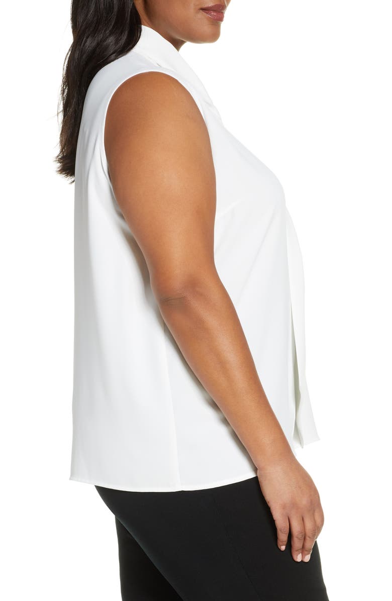 Ming Wang Twist Neck Sleeveless Top | Nordstrom