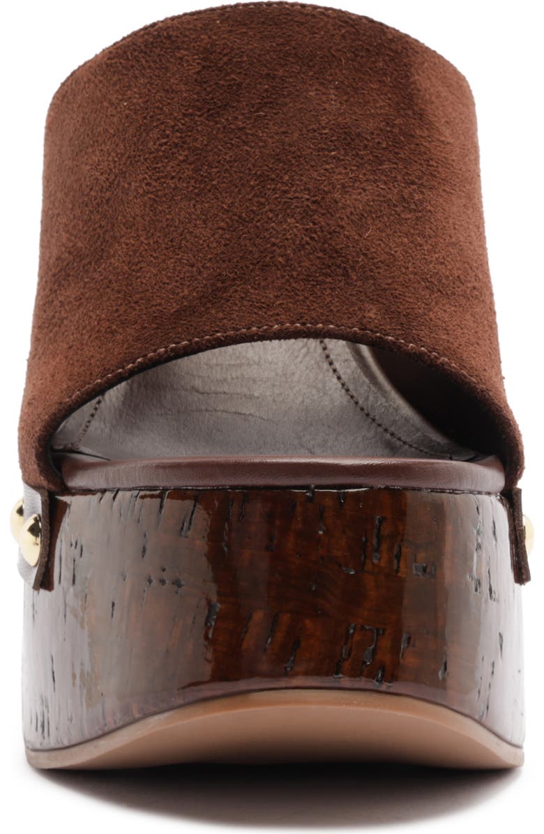 Schutz Dalle Platform Wedge Sandal, Alternate, color, Root Brown