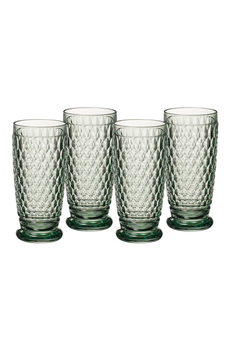Villeroy & Boch Boston coloured Set of 4 Hiball, Alternate, color, Green