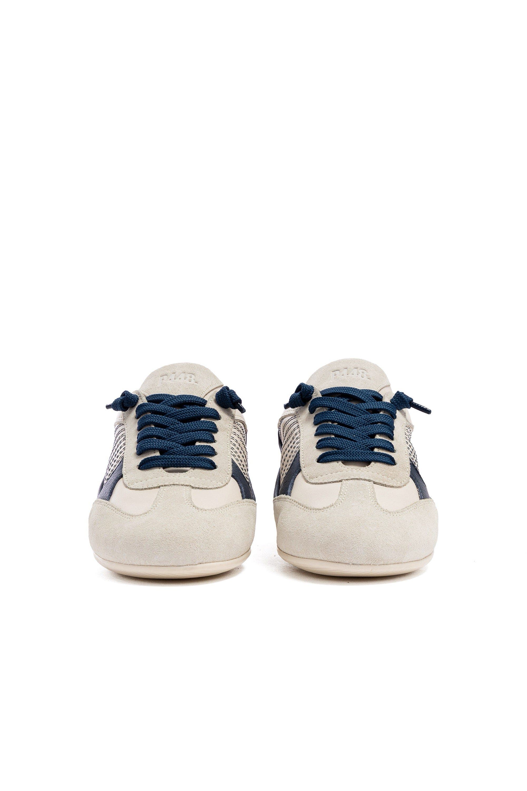 P448 Lisbon Crea Sneaker, Alternate, color, Cream Blue