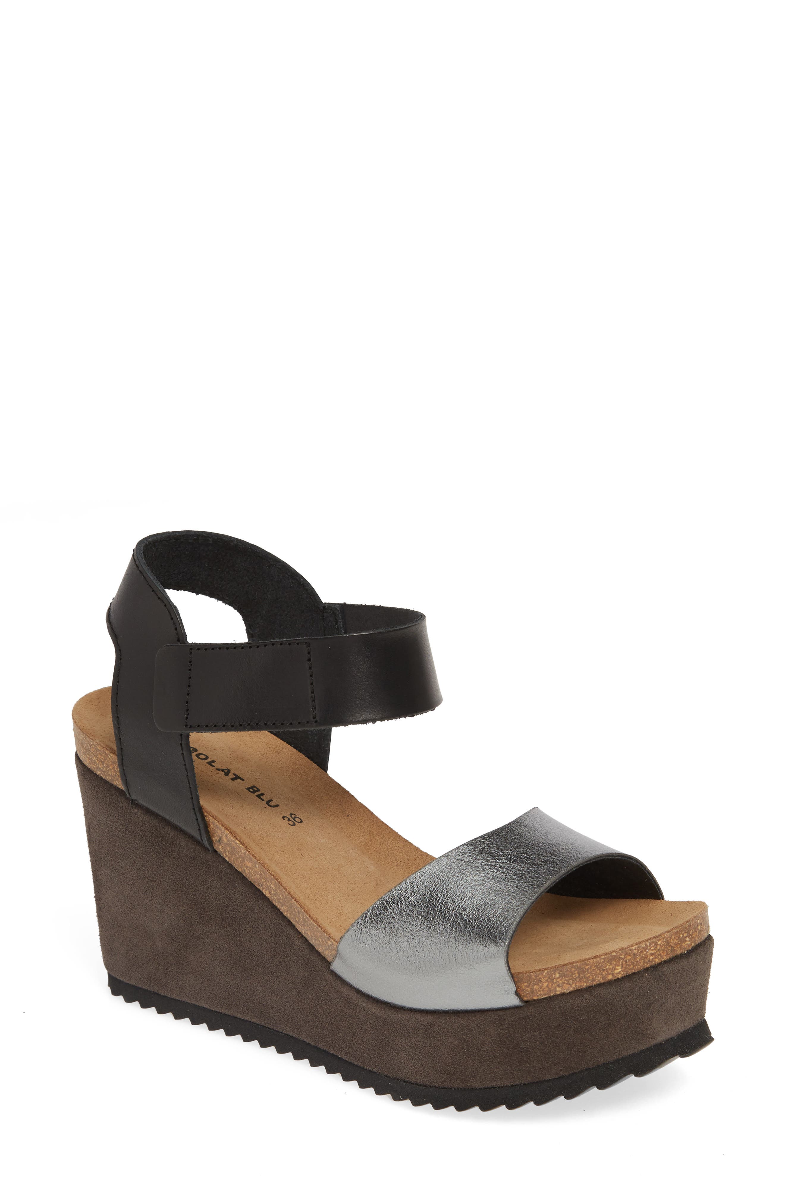 Chocolat Blu Shea Platform Wedge Sandal, Main, color, 