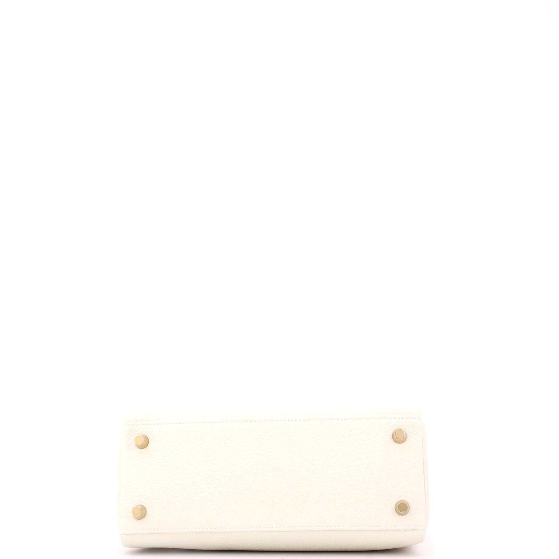 Pre-Owned Hermes Kelly Handbag Light Togo with Gold Hardware 25, Alternate, color, Mushroom