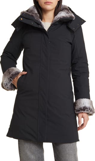 Save The Duck Samantha Hooded Parka with Faux Fur Lining | Nordstrom