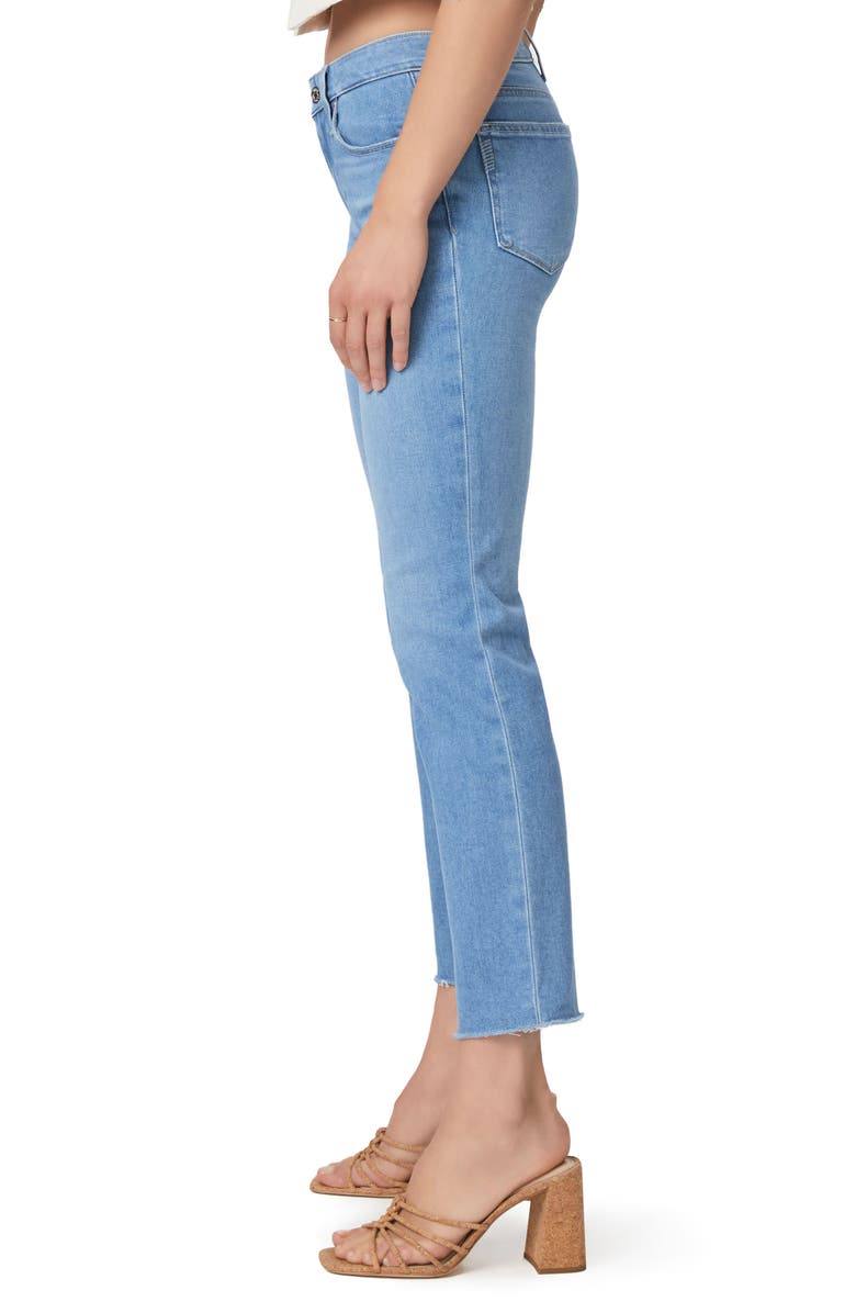 PAIGE Amber Raw Hem Cropped Flare Leg Jeans, Alternate, color, 