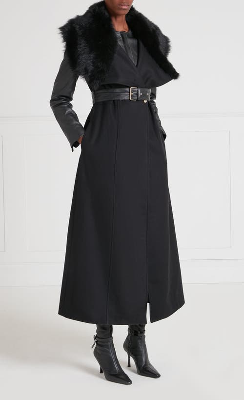 Temperley London Sovereign Coat In Black