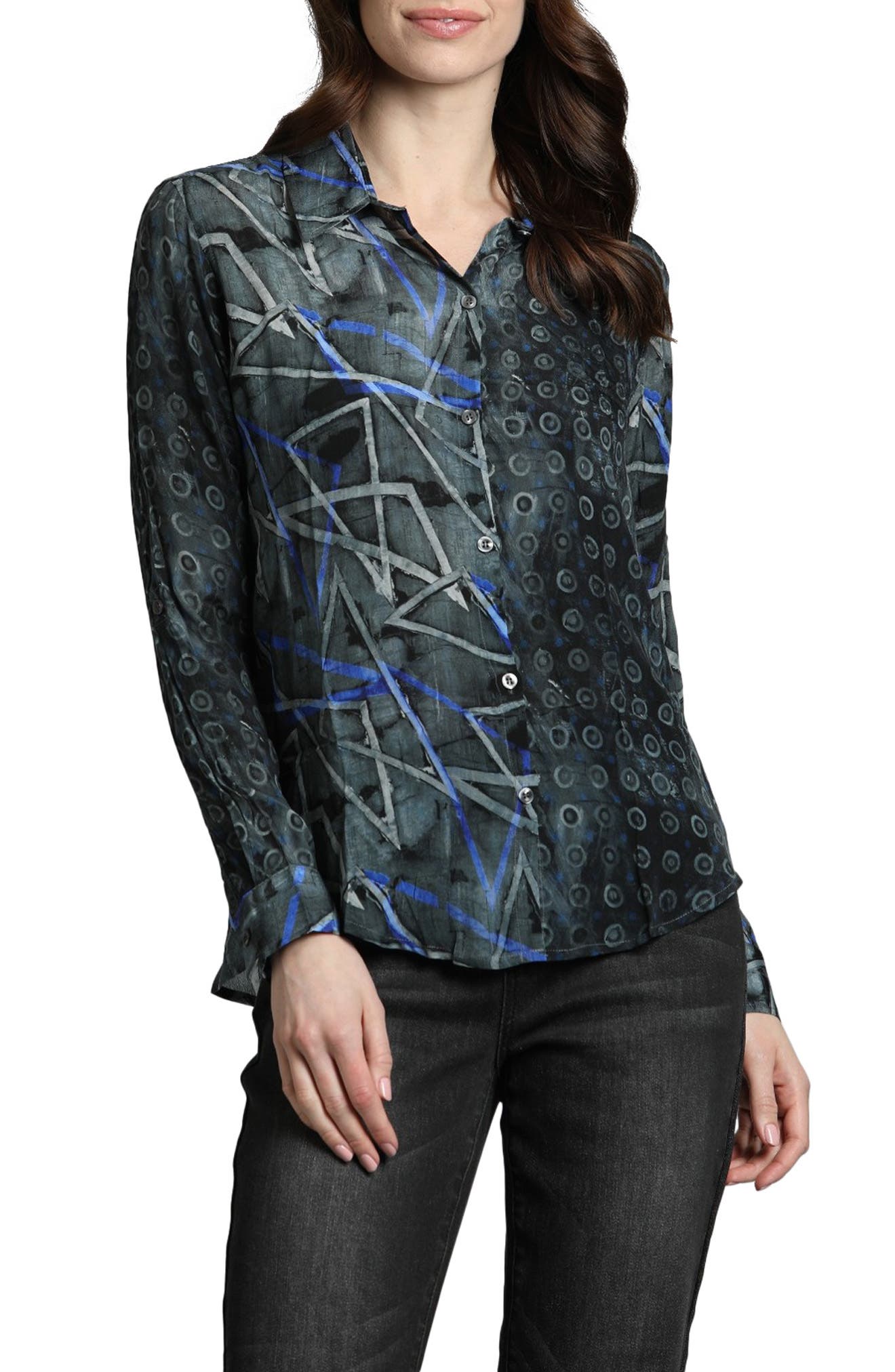 GREY/BLUE MULTI