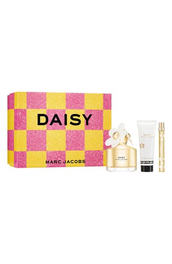 Marc Jacobs Daisy Eau De Toilette 3-piece Gift Set $198 Value In Transparent
