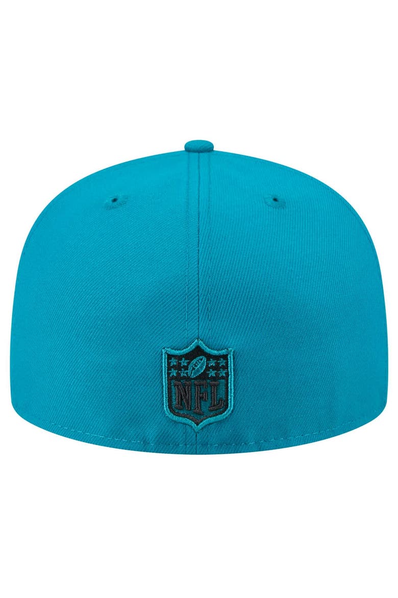 Men's New Era Teal Jacksonville Jaguars  Main 59FIFTY Fitted Hat, Alternate, color, Teal