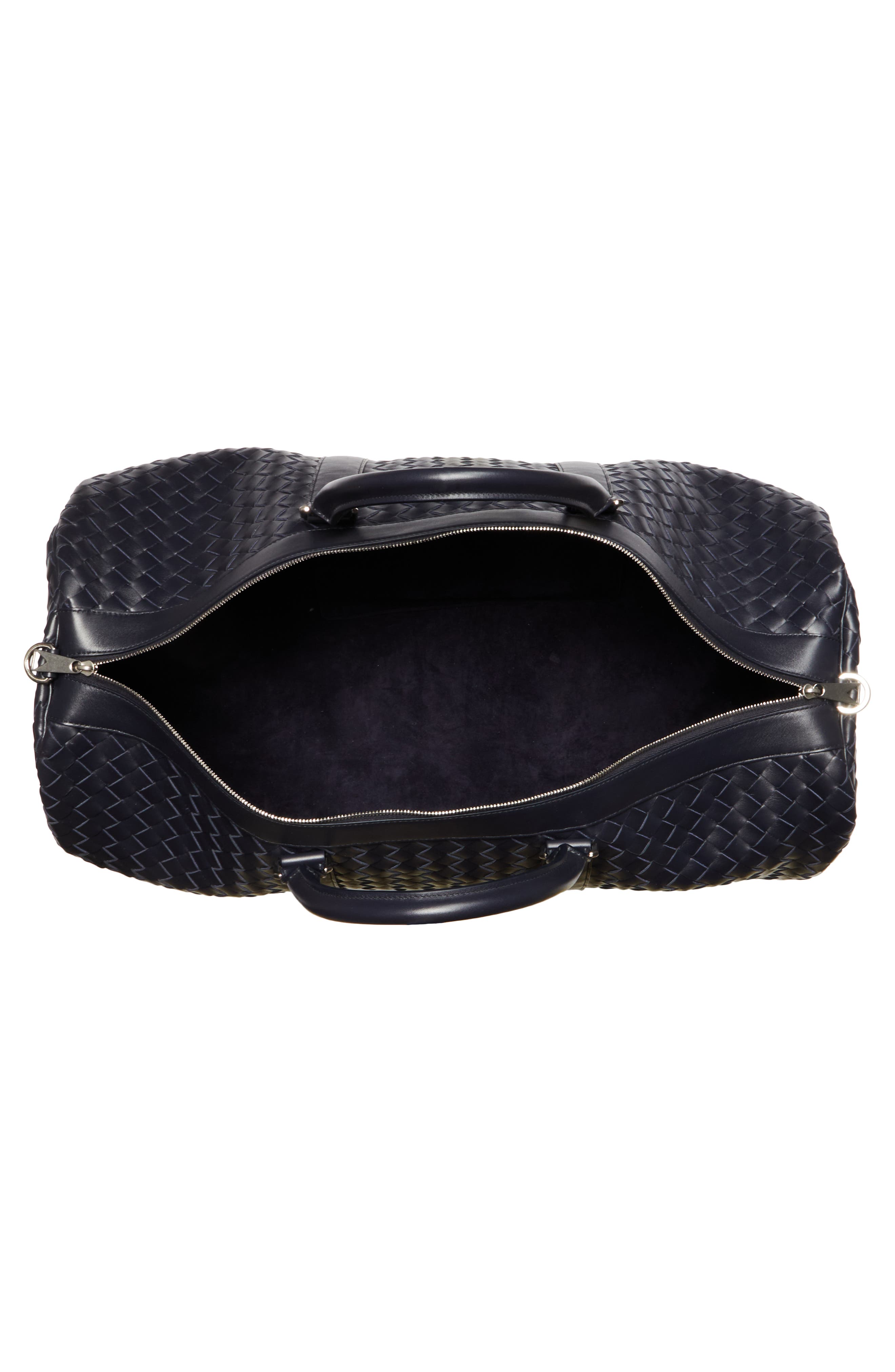 Bottega Veneta Large Intrecciato Leather Duffle Bag, Alternate, color, 