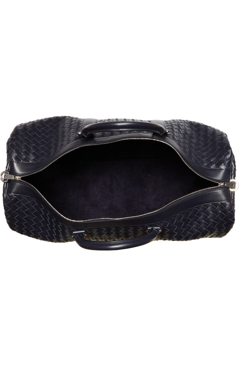 Bottega Veneta Large Intrecciato Leather Duffle Bag, Alternate, color,
