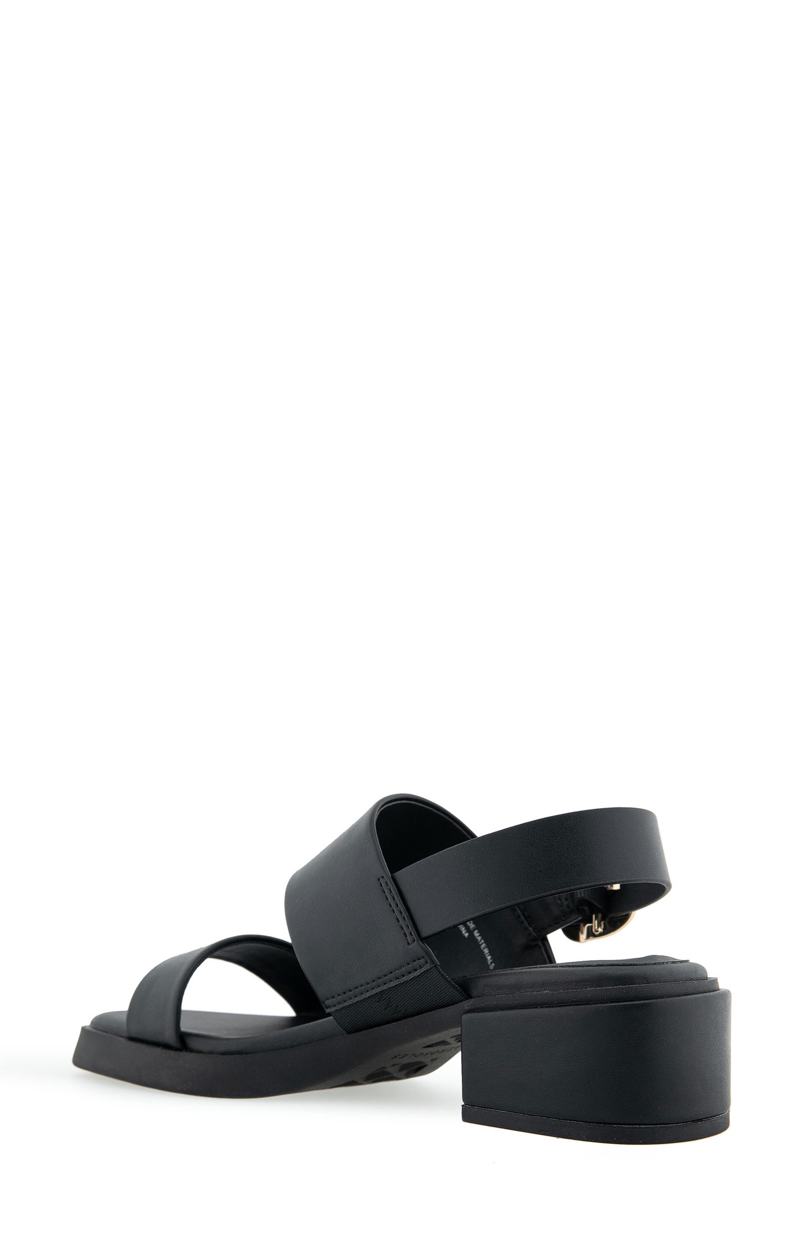 Aerosoles Dove Platform Sandal, Alternate, color, Black Pu