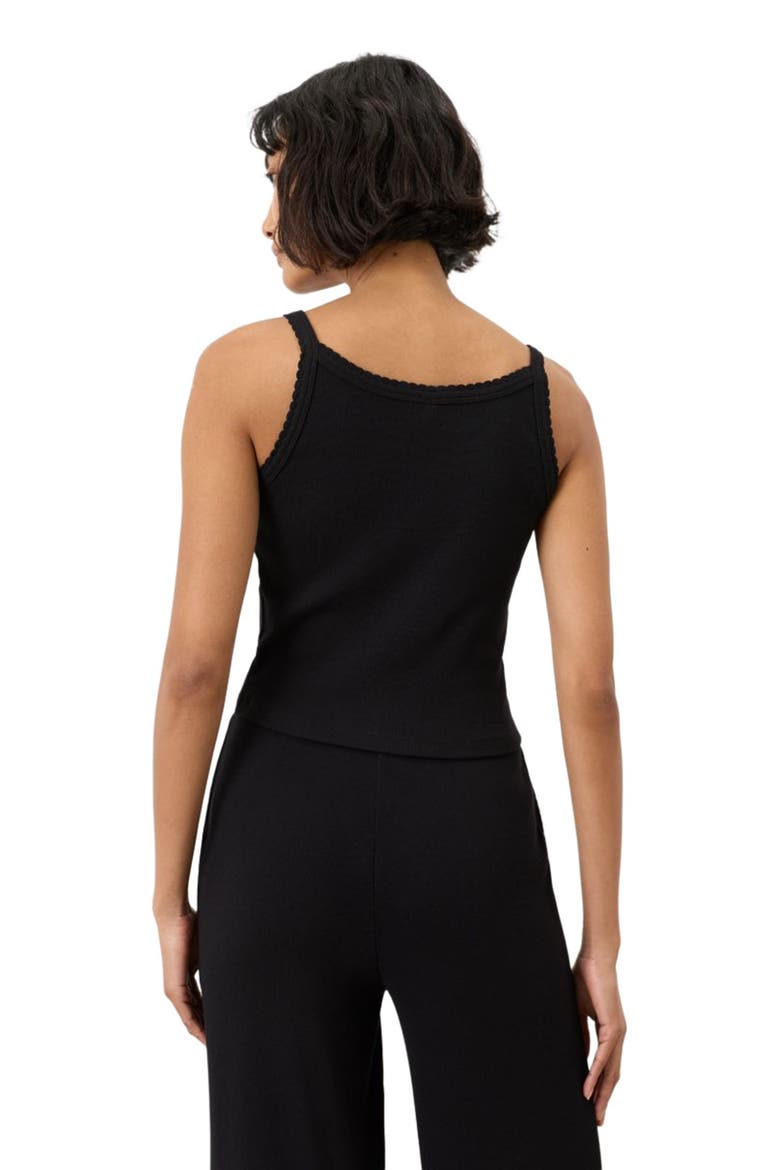 Dream Rib Cami Made with Organic Cotton, Alternate, color, Black