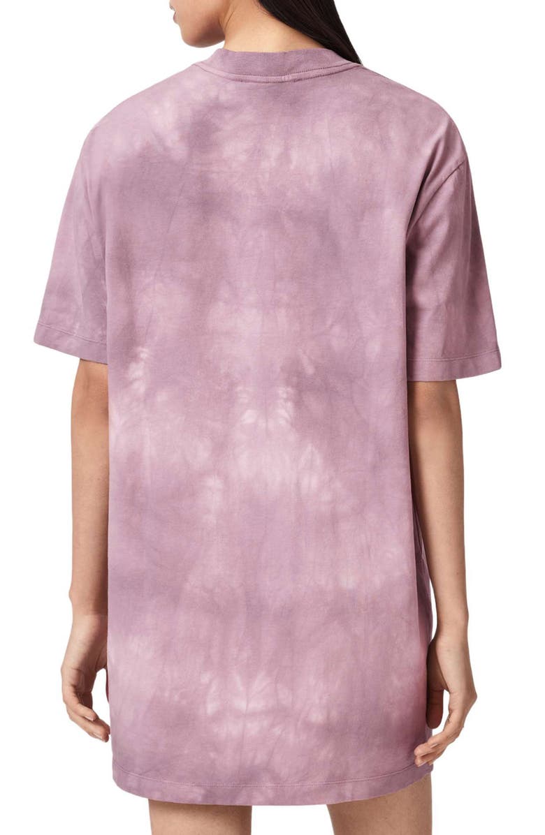 AllSaints Avalon Graphic T-Shirt Dress, Alternate, color, Pink