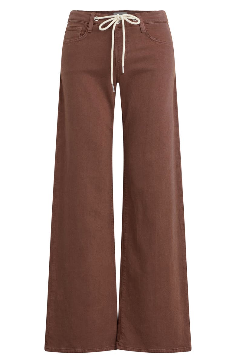 Joe's The Lou Lou Low Rise Drawstring Wide Leg Jeans, Alternate, color, Chocolate