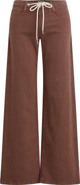 Joe's The Lou Lou Low Rise Drawstring Wide Leg Jeans