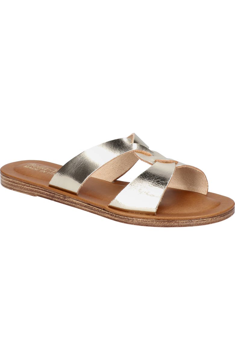 Bella Vita Slide Sandal, Main, color, Champagne