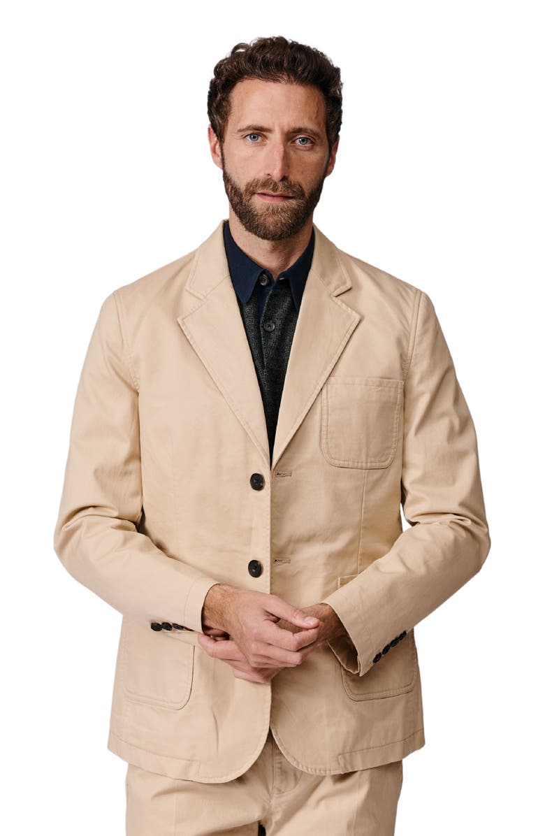 Aubin Mareham Patch Pocket Blazer, Main, color, Sand