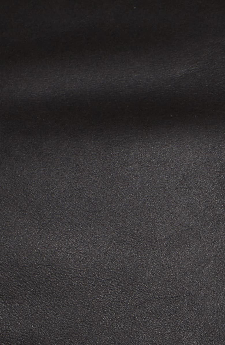 Andrew Marc Fabian Leather Moto Jacket, Alternate, color, Black