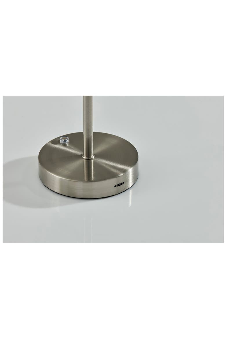 Tommy Cordless LED Lamp, Alternate, color, BRUSHED STEEL