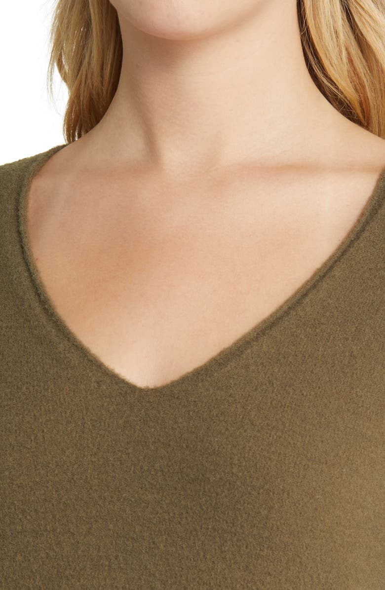 Caslon<sup>®</sup> V-Neck Tunic Sweater, Alternate, color, 