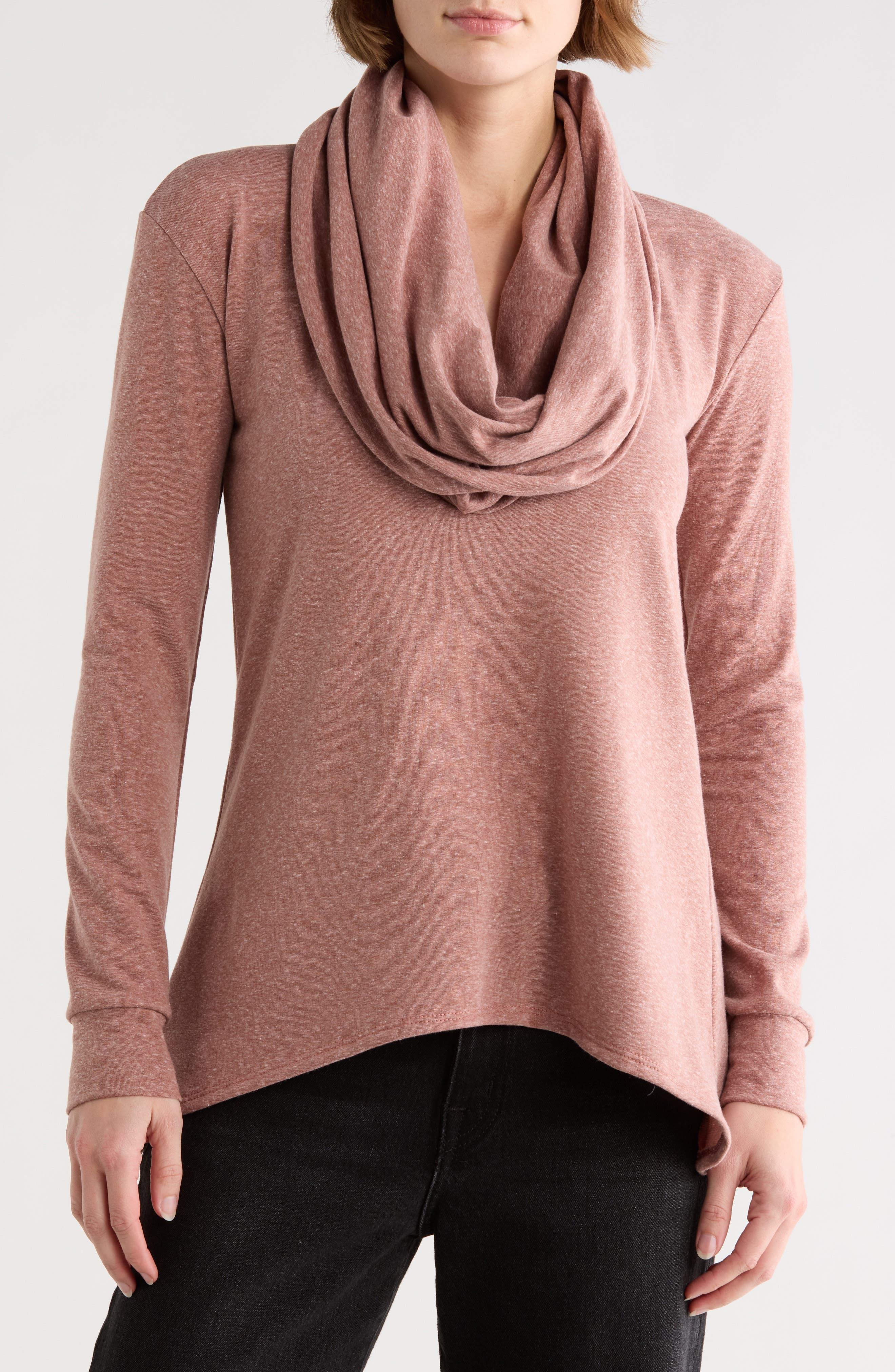 Off the Shoulder Asymmetric Sweater - image 5