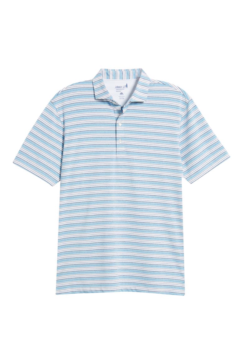 Tyson Stripe PREP-FORMANCE Polo, Alternate, color, TORNADO