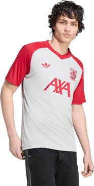adidas Men's adidas Gray/Red Liverpool 2026/27 Away Pre-Match Top