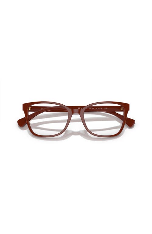 Ralph 53mm Rectangle Optical Glasses In Pink