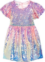 Lola + The Boys Sequin Ombre Dress