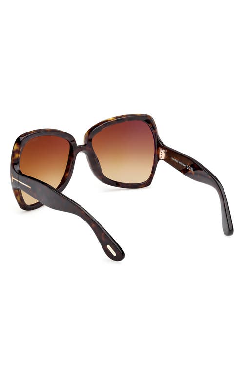 TOM FORD TOM FORD JERRY 60MM GRADIENT BUTTERFLY SUNGLASSES