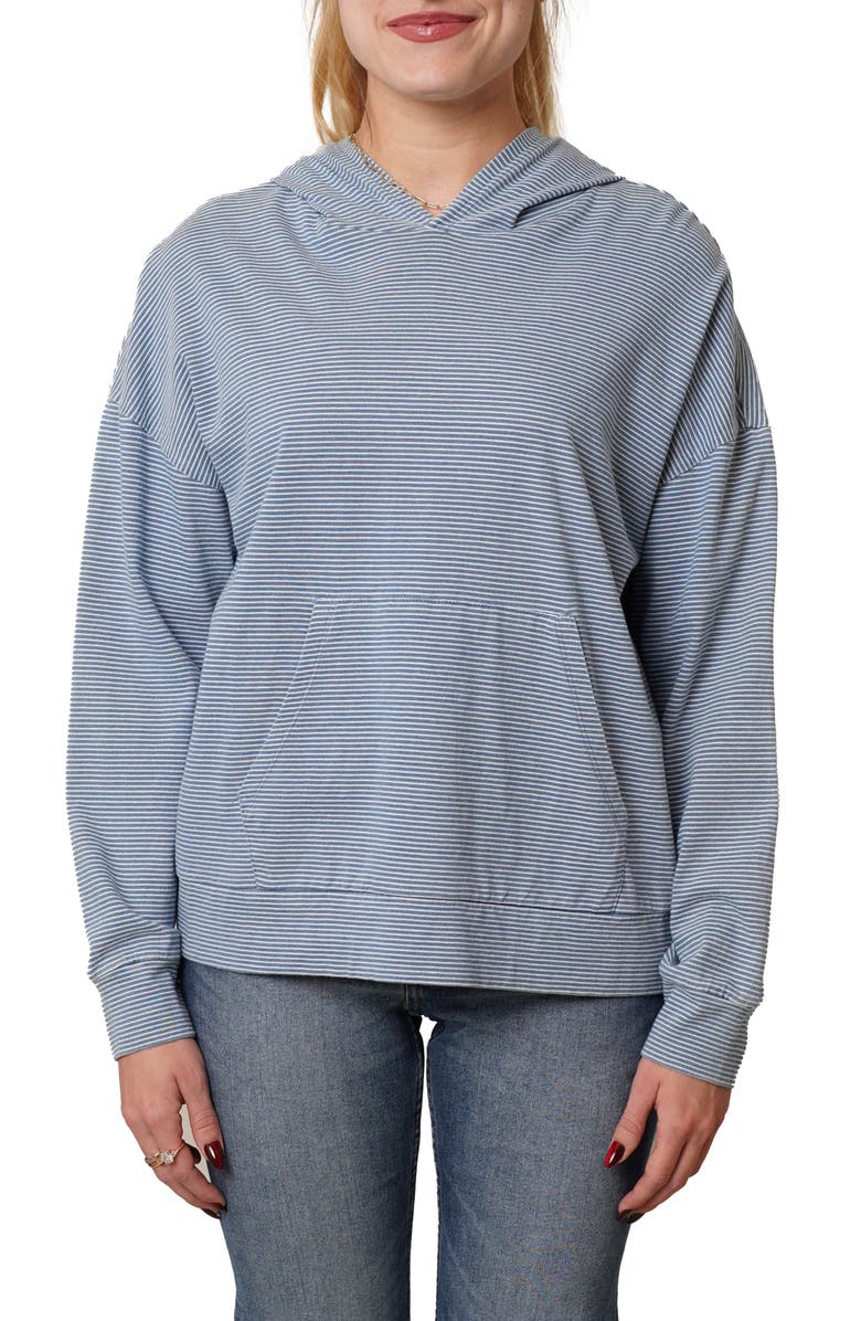 CYRUS Drop Shoulder Hoodie, Main, color, Light Denim