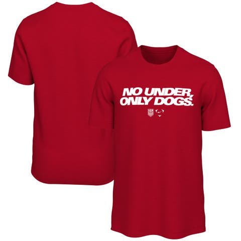 Men's Nike Red USMNT No Under Only Dogs T-Shirt