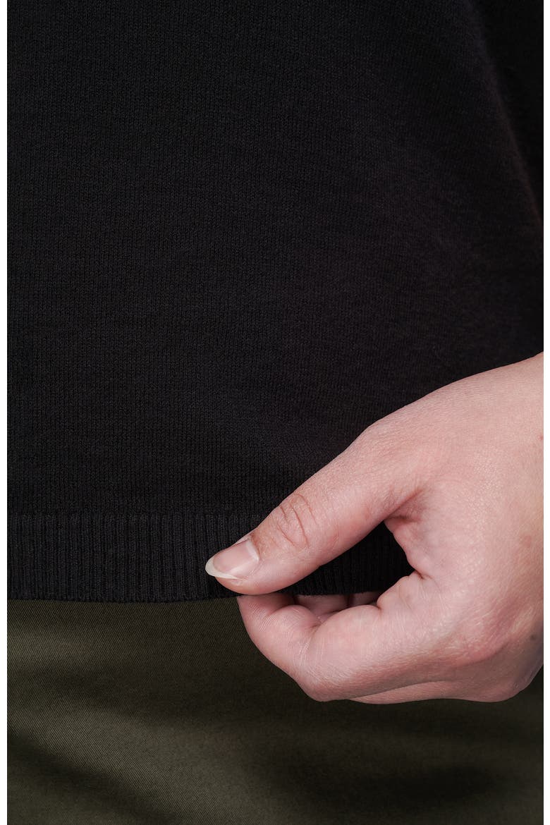 The Everyday Sweater Polo, Alternate, color, BLACK