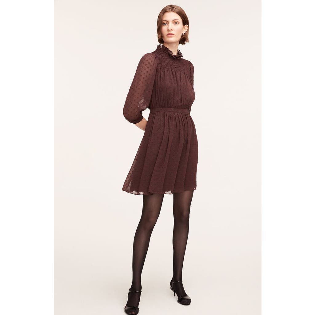 REBECCA TAYLOR REBECCA TAYLOR CLIP-DOT SHIRT DRESS