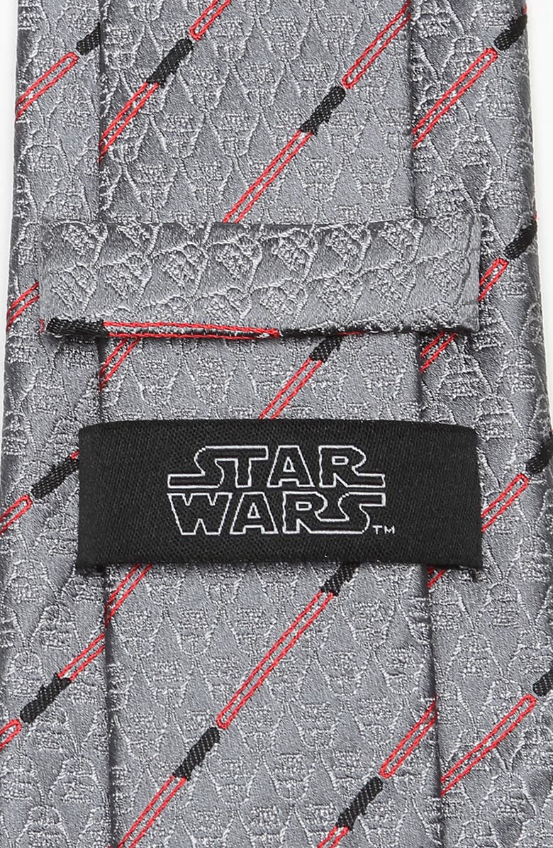 Cufflinks, Inc. Star Wars<sup>™</sup> - Darth Vader Lightsaber Silk Tie, Alternate, color, Gray