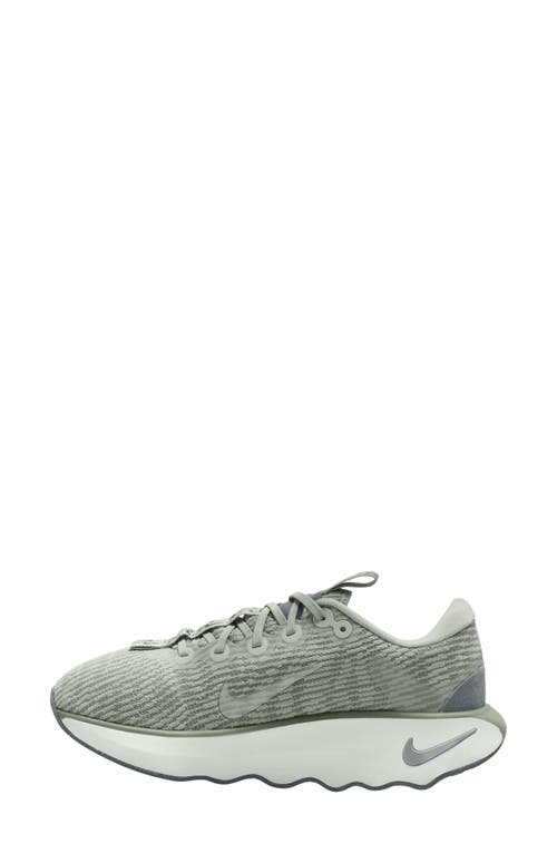 Nike Motiva Road Runner Walking Shoe In Light Silver/metallic Silver