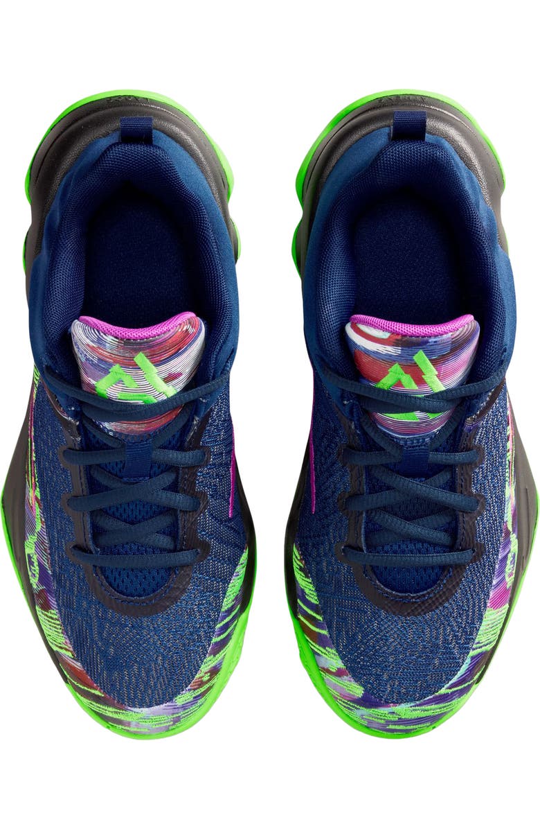 Nike Kids' Giannis Immortality 4 Basketball Shoe, Alternate, color, Blue Void/ Green/ Black