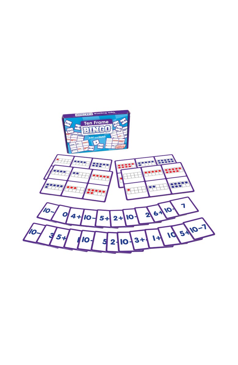 Junior Learning JL547 Ten Frame Bingo Medium, Main, color, Multicolored