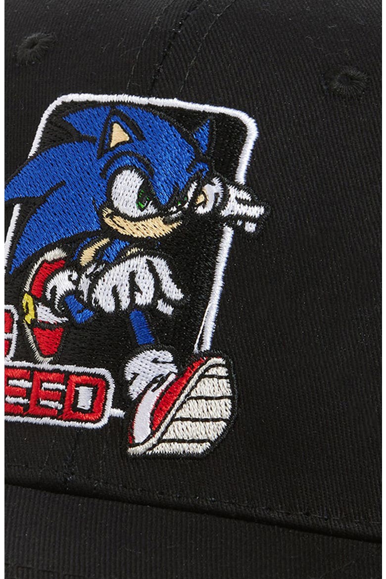 Kids' Sonic the Hedgehog® Speed Trucker Hat, Alternate, color, BLACK BLUE