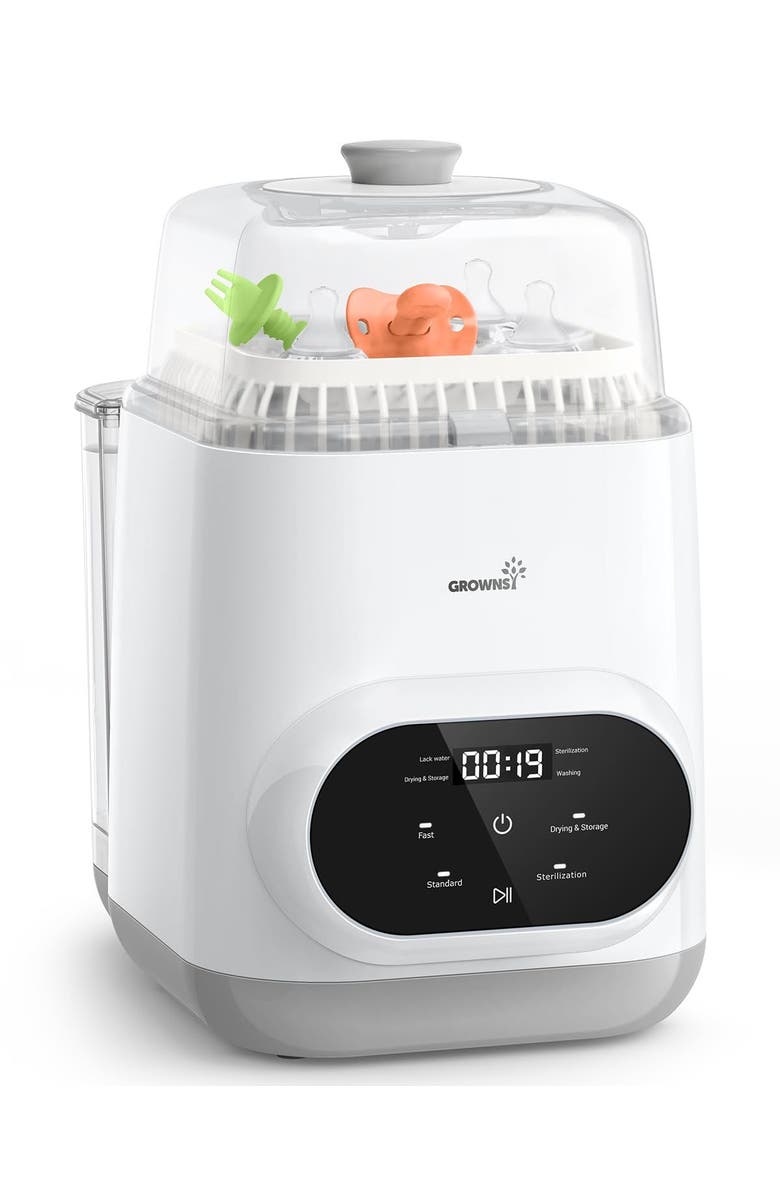 GROWNSY EaseClean Bottle Washer Pro, Main, color, White