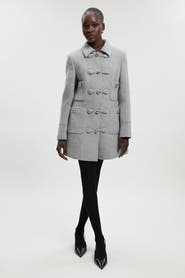 Karen Millen Petite Tailored Knot Detail Midi Coat