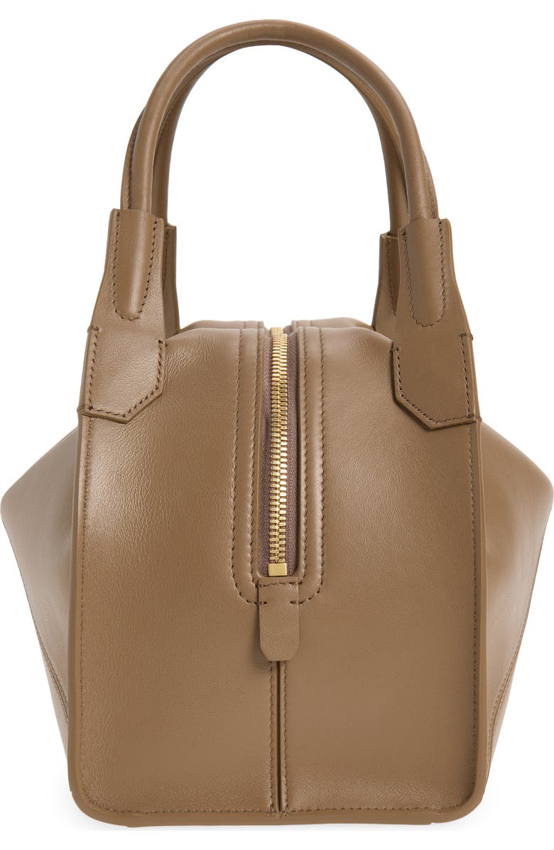 Victoria Beckham The Plié Top Handle Bag, Alternate, color, Dove Grey