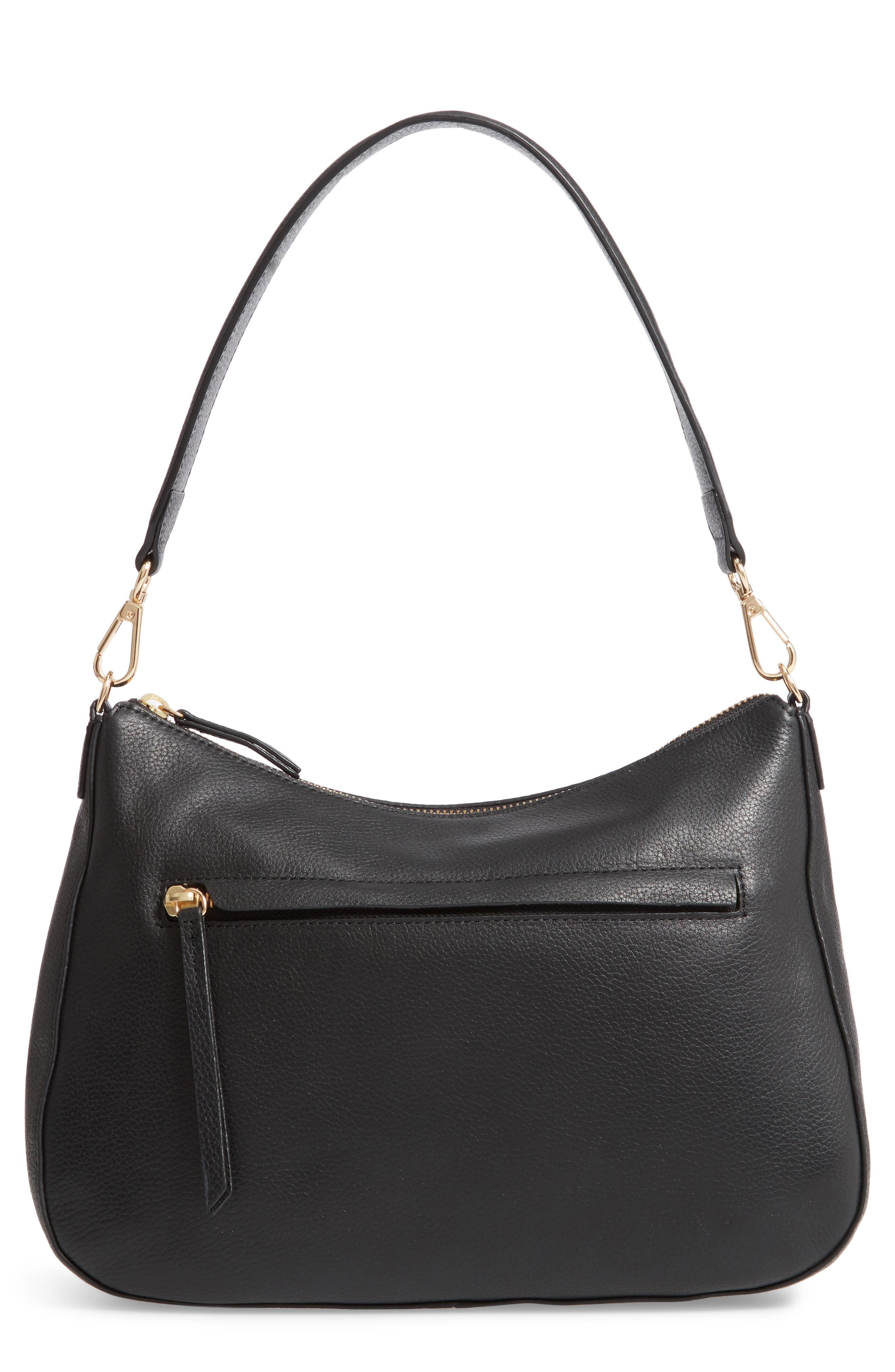 Nordstrom Finn Convertible Leather Hobo, Main, color, 