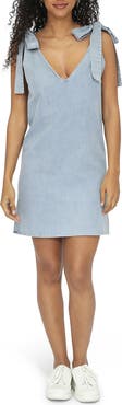 Belle & Bloom Burning Love Shoulder Tie Minidress
