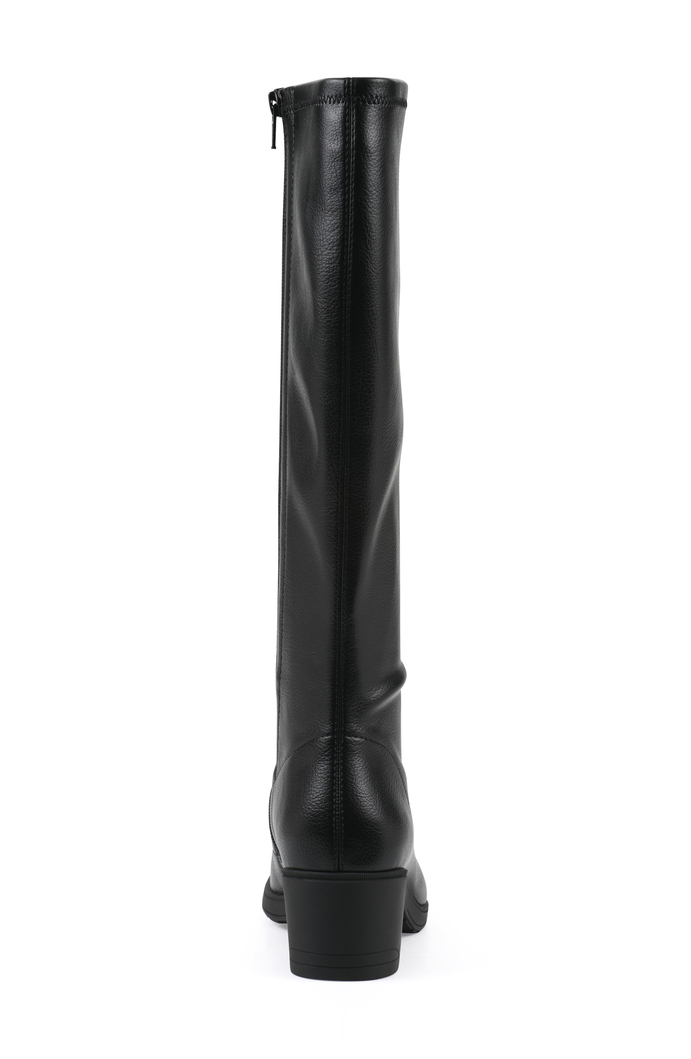 CLIFFS BY WHITE MOUNTAIN Humbert Knee High Boot, Alternate, color, Black/ Smooth