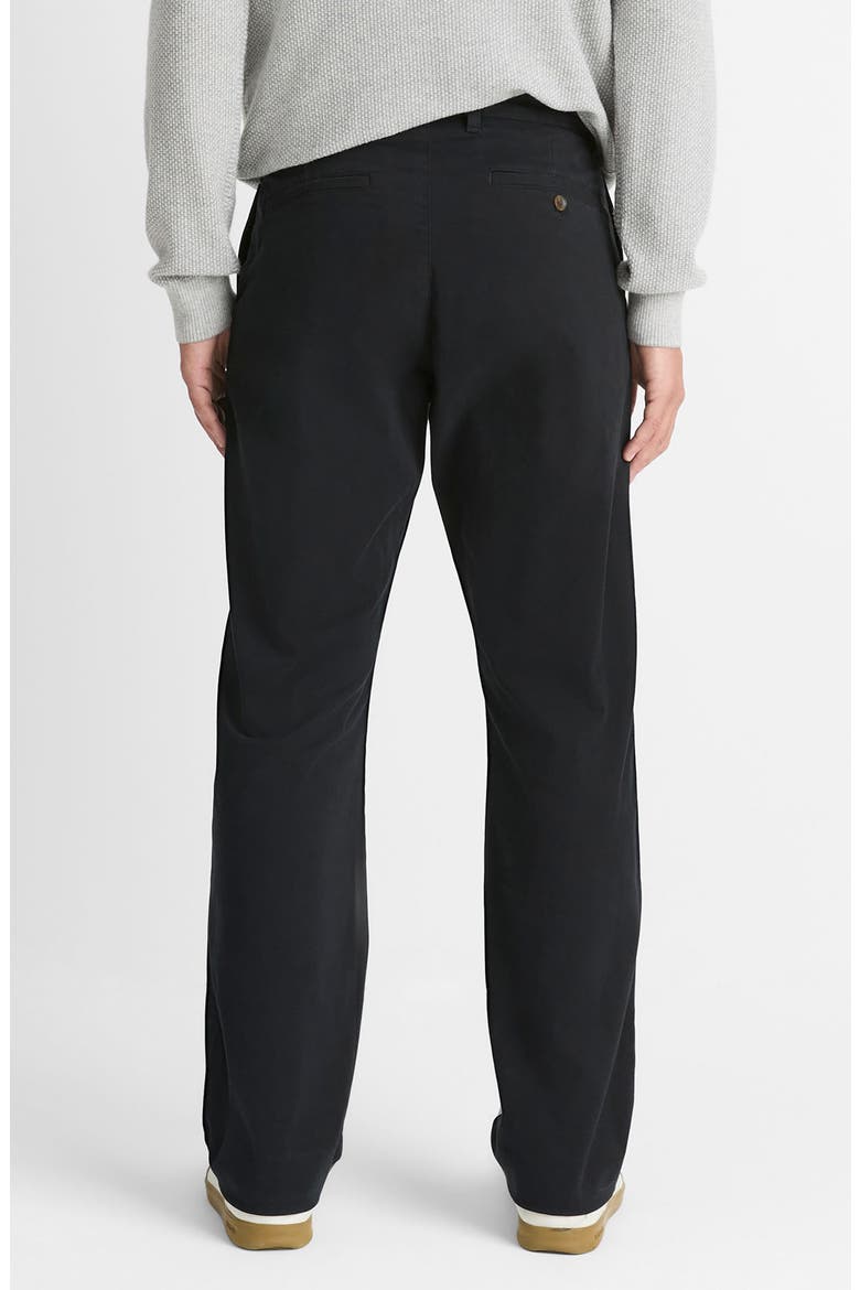 Louie Peached Stretch Cotton Pants, Alternate, color, BLACK