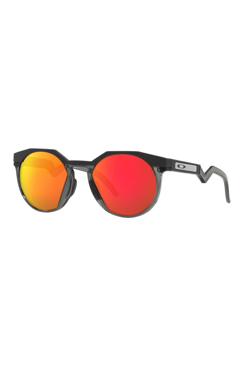 HSTN 52mm Prizm™ Round Sunglasses, Alternate, color, GREY JEANS