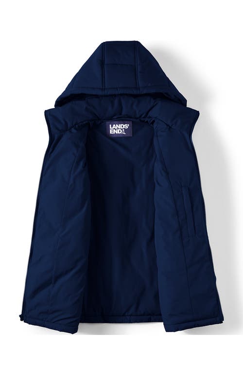Lands' End Featherfree Insulated Diamond Quilted Jacket In Blue