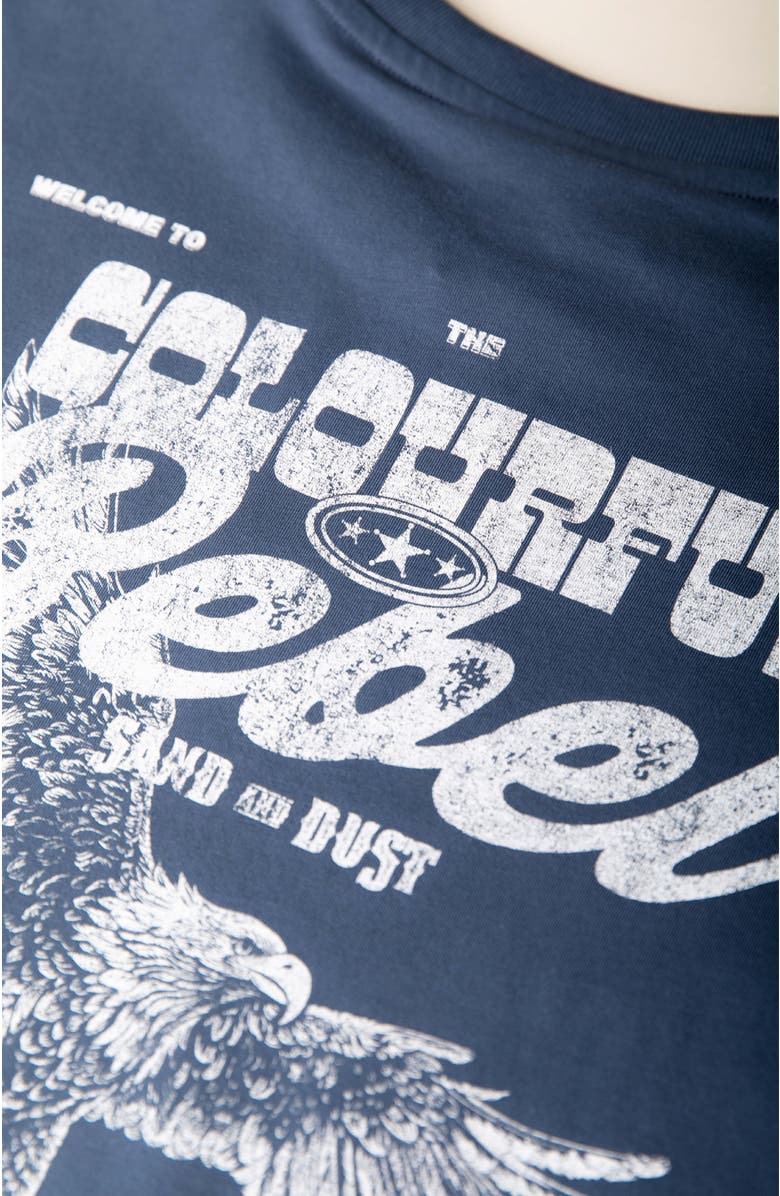 Colourful Rebel Sand and Dust Tour Loosefit Tee, Alternate, color, Medium Blue