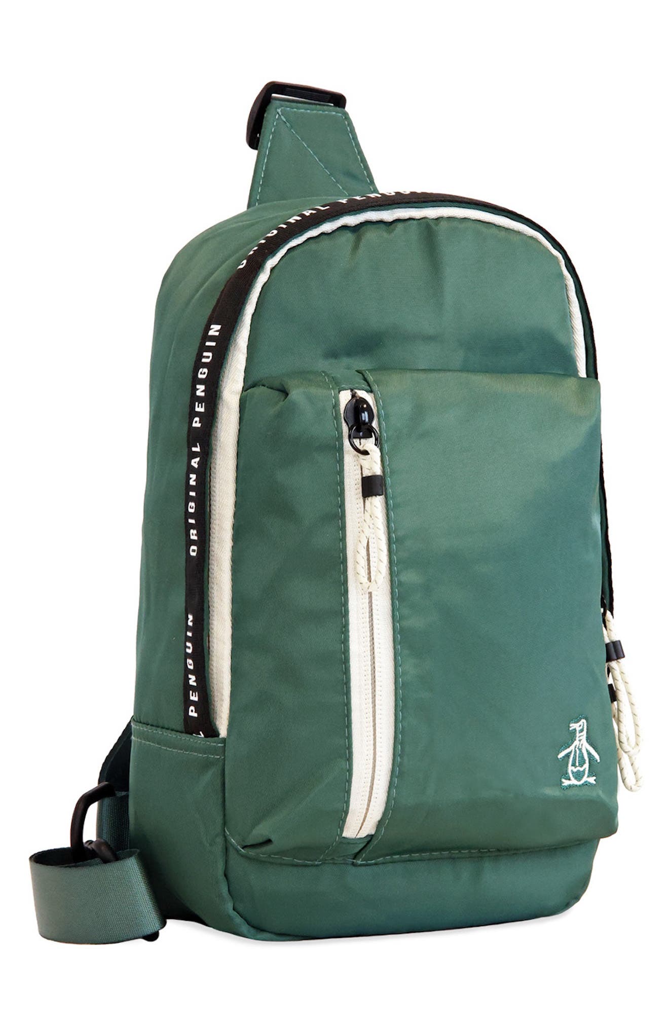 Original Penguin Sport Crossbody Sling Bag, Alternate, color, Elm Green